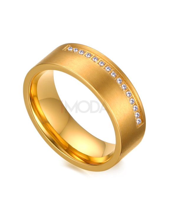 Dámska  pozlátená obrúčka