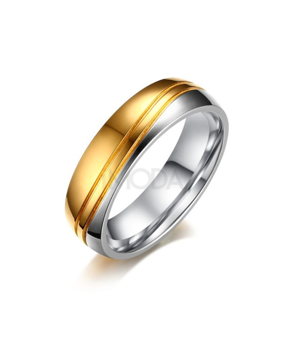 Pánska oceľová obrúčka