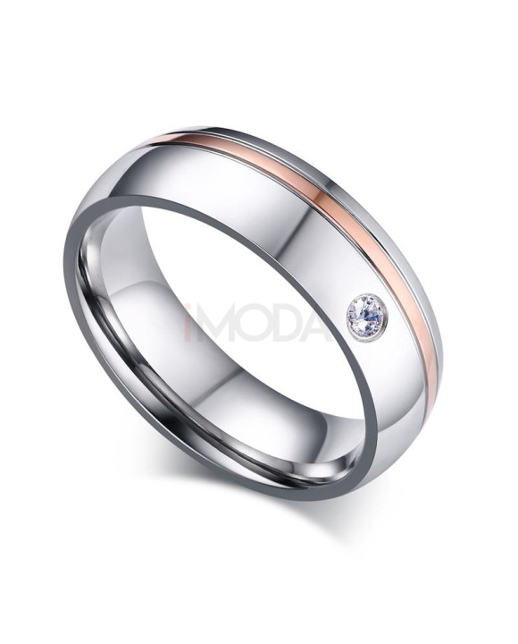 Dámska oceľová obrúčka