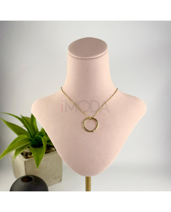 Dámsky oceľový náhrdelník s príveskam-321770-20