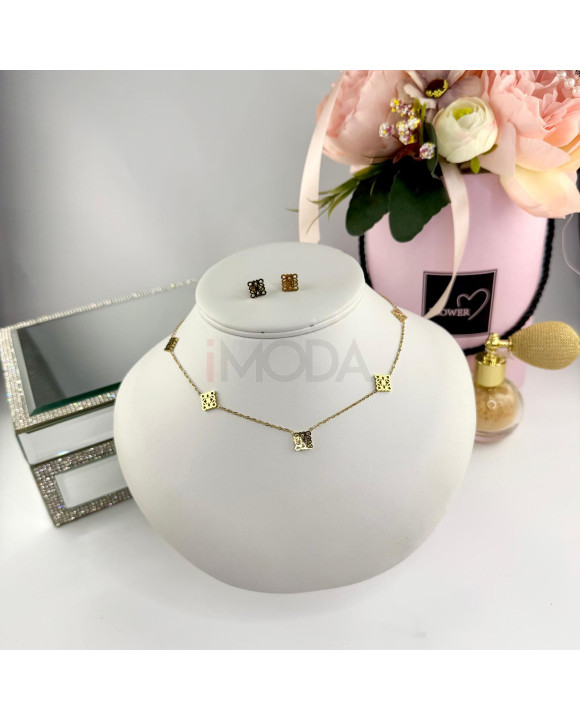 Dámska oceľová súprava-322251-20