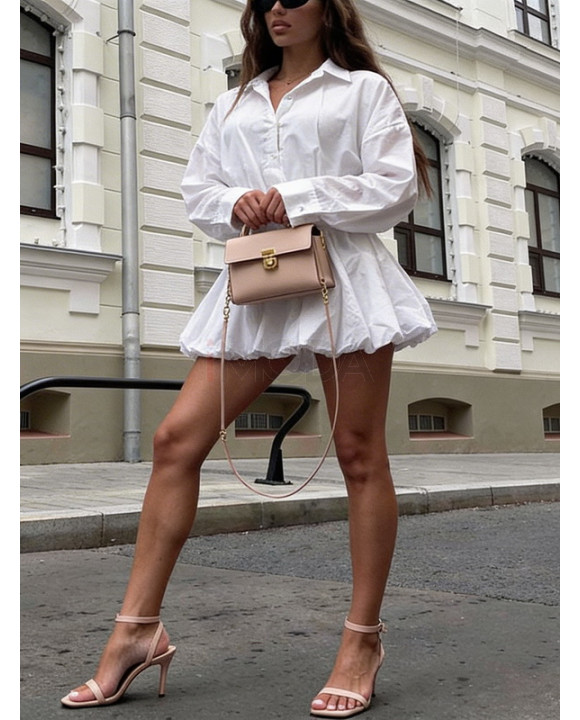 Biele puffy šaty-325764-20