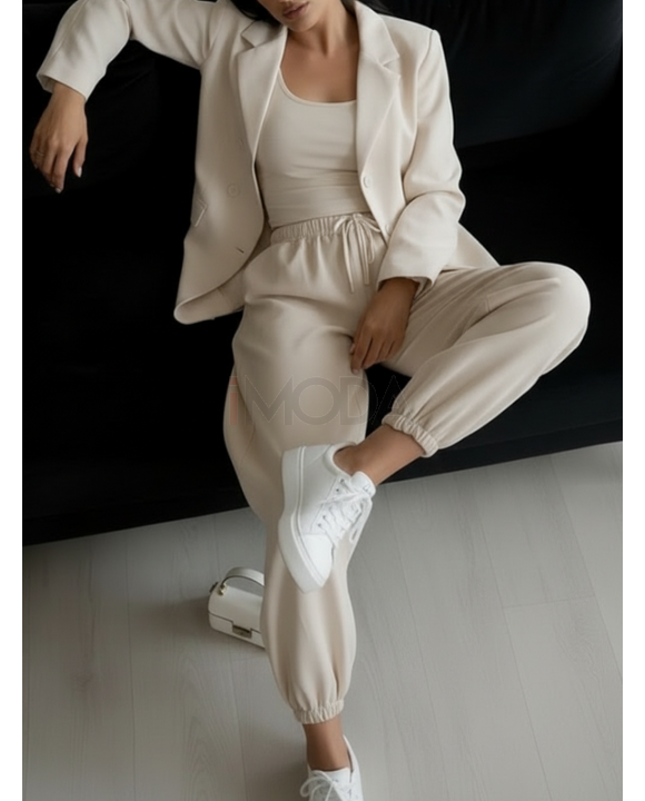 Svetlohnedý nohavicový komplet-325724-20