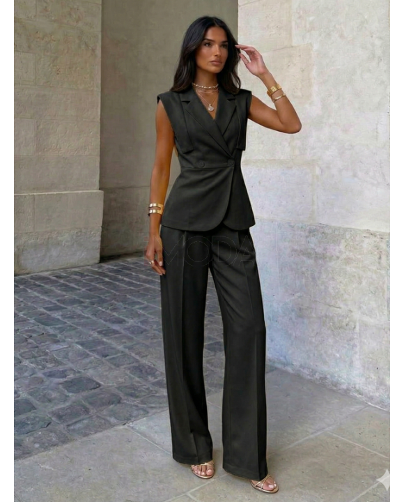 Čierny nohavicový komplet-327057-20