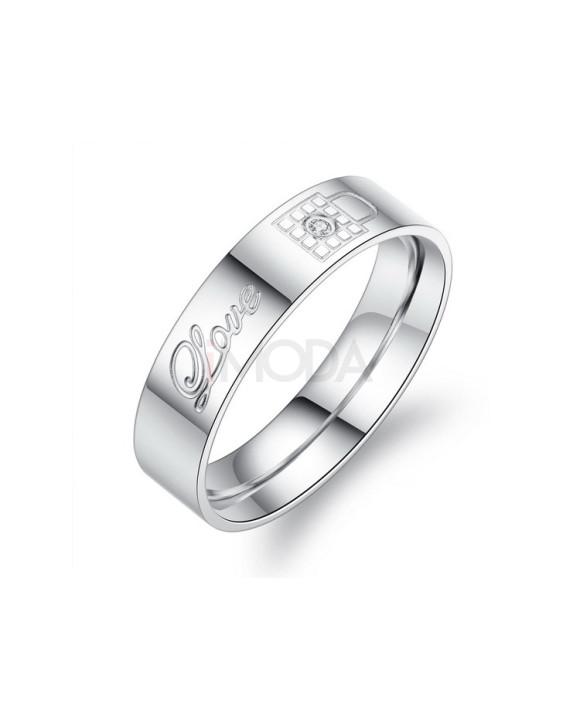 Pánska oceľová obrúčka