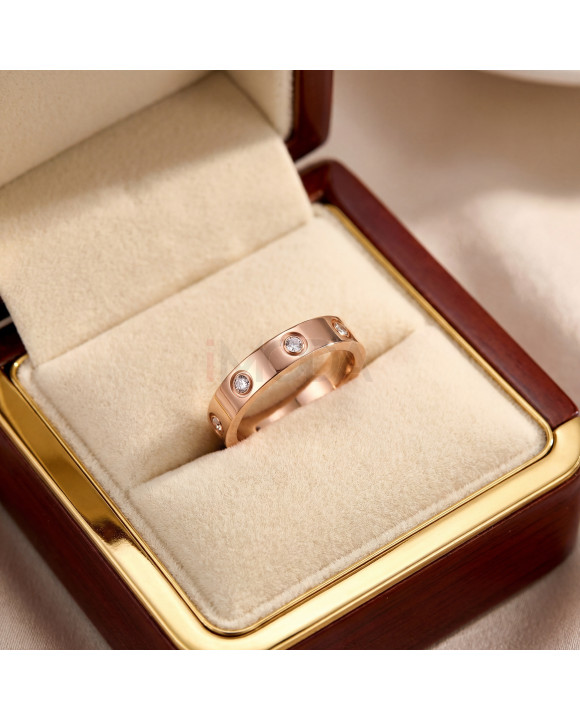 Oceľový prsteň pozlátený-324073-20