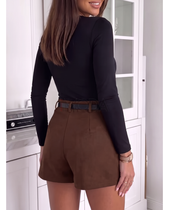 CHOCO kraťasová sukňa s opaskom-329864-20