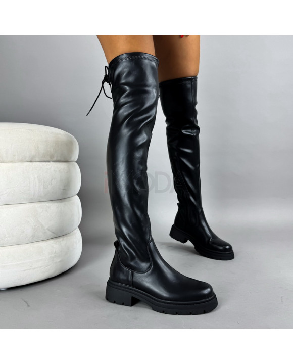 Čierne vysoké čižmy-322164-20