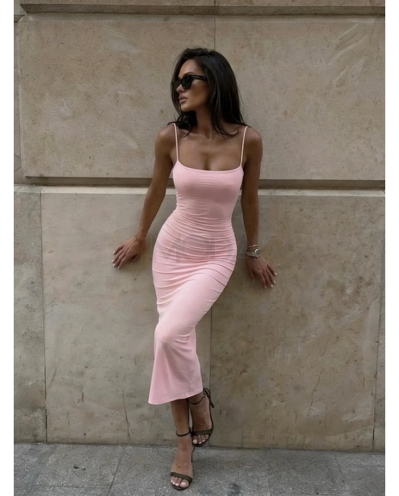 Ružové elastické šaty-327117-20