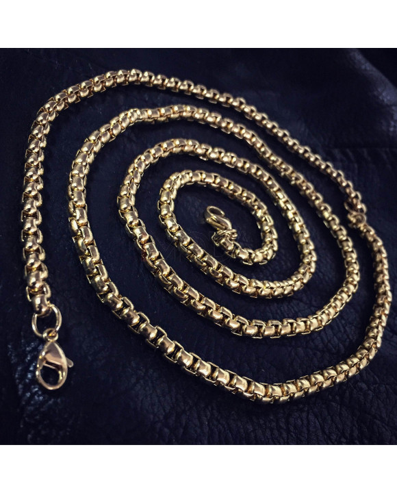 Pozlátená oceľová súprava 