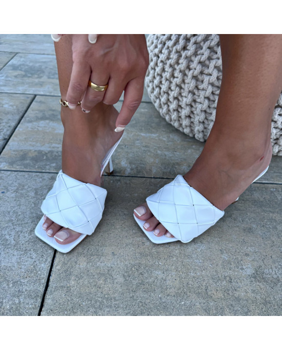 Biele prepletané šľapky-321172-20