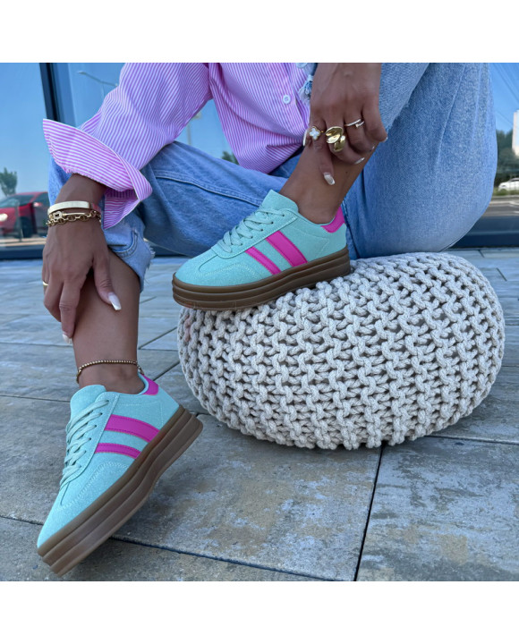 Zelené tenisky s perličkami-321132-20