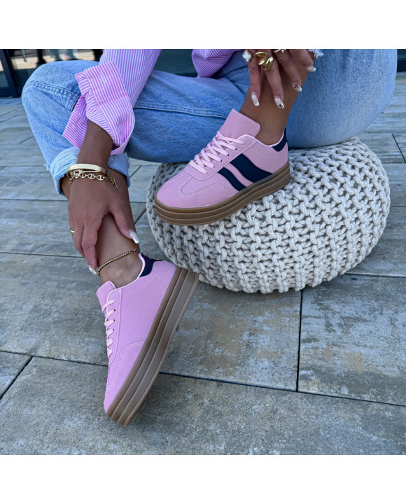 Ružové tenisky s perličkami-321138-20