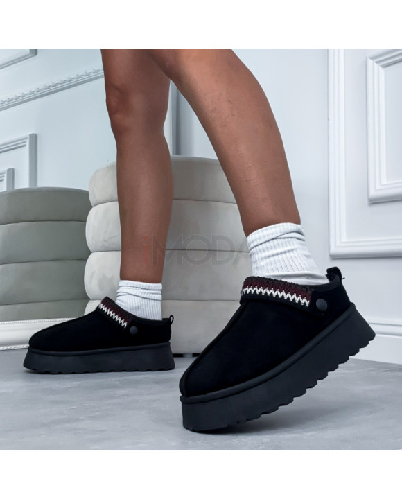 Čierna nasúvacia obuv-323544-20