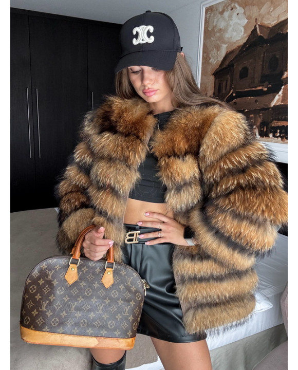 Kožuch ALMA KOCH DARK FOX-322809-20