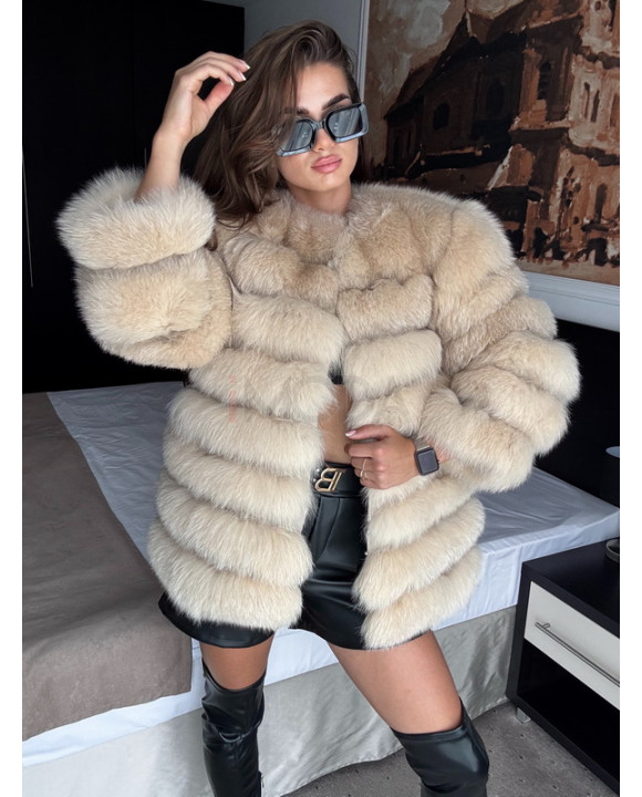 Kožuch ALMA KOCH BEIGE-322798-20