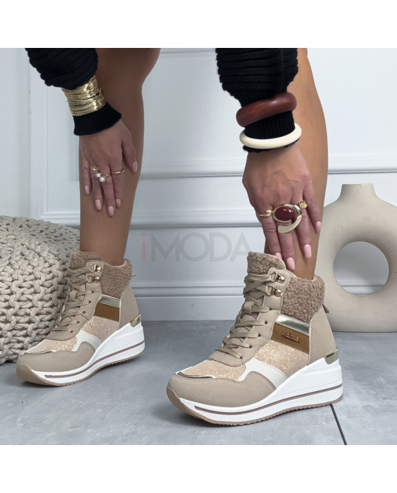 Zateplené tenisky na platforme-324021-20