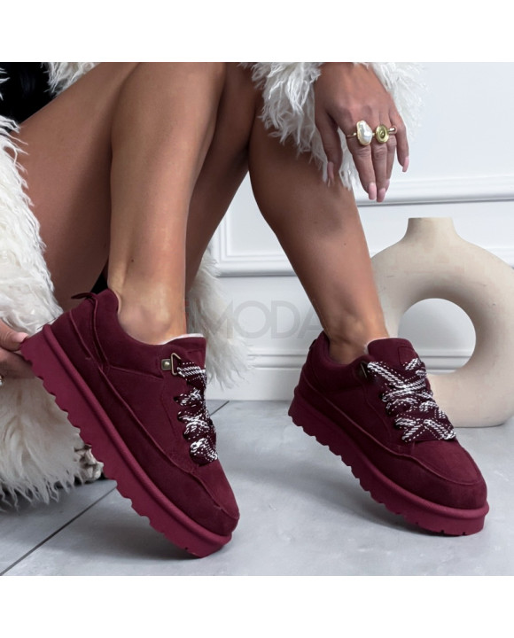 Vínové zateplené tenisky-324105-20