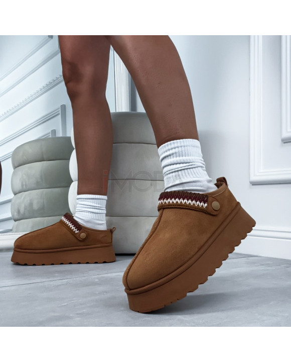 Hnedá nasúvacia obuv-322750-20