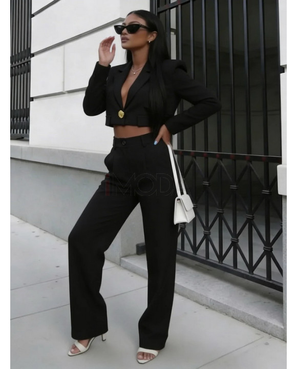 Čierny nohavicový komplet-326583-20