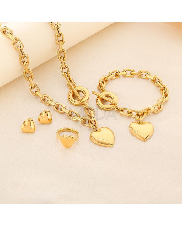 Dámska oceľová súprava-316305-20