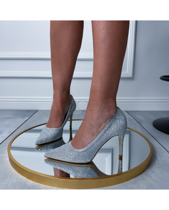 Strieborné lodičky s kamienkami-324407-20