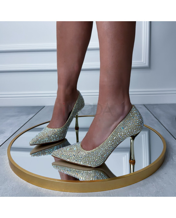 Zlaté lodičky s kamienkami-324393-20