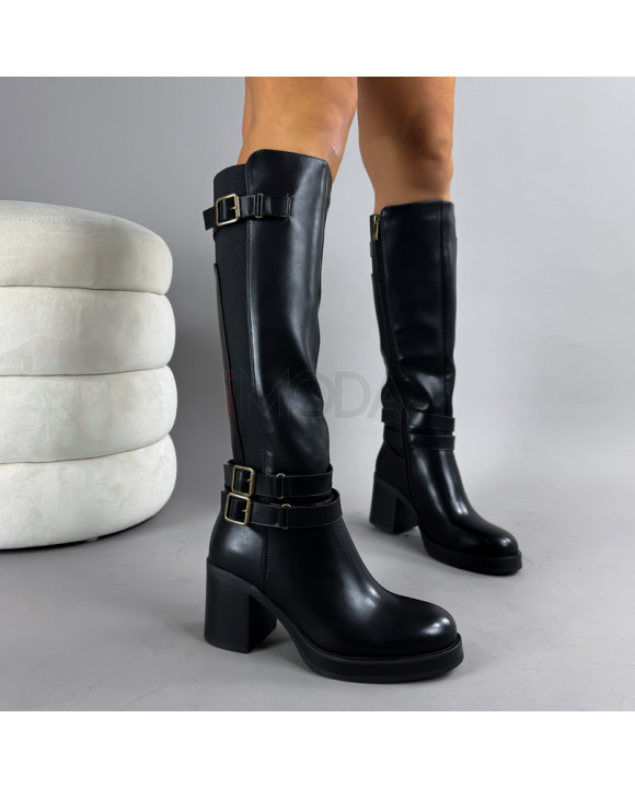 Čierne vysoké čižmy-322817-20