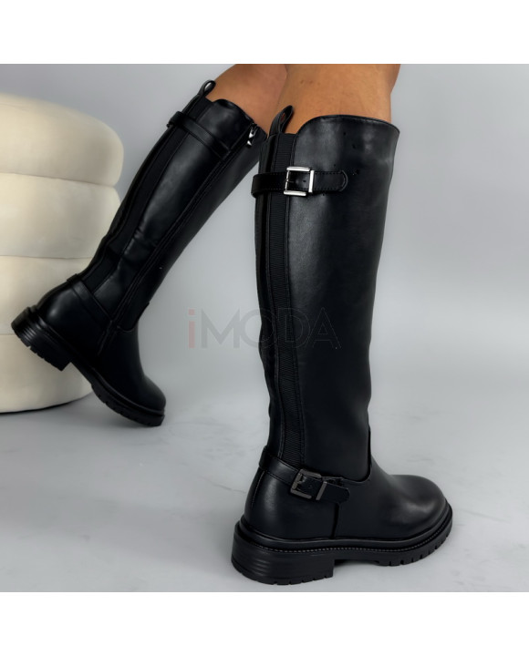 Čierne vysoké čižmy-323858-20