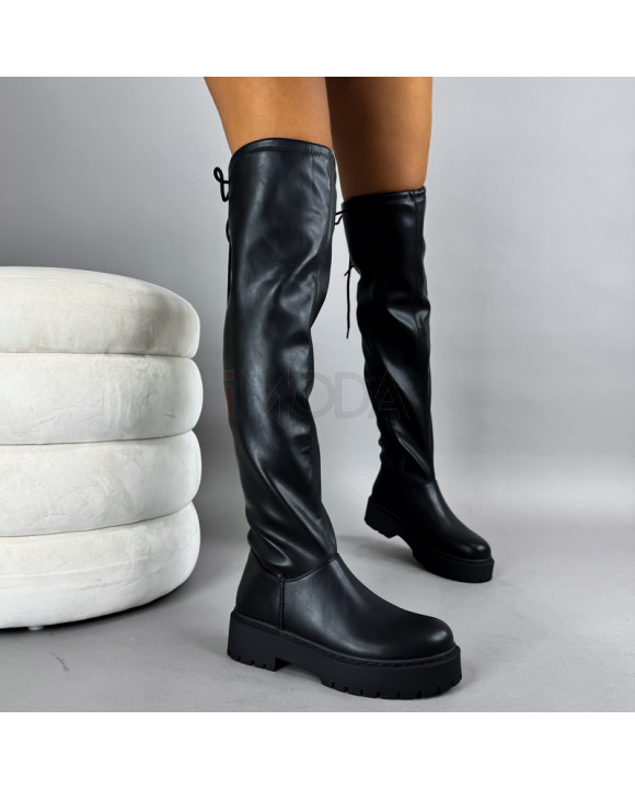 Čierne vysoké čižmy-322179-20
