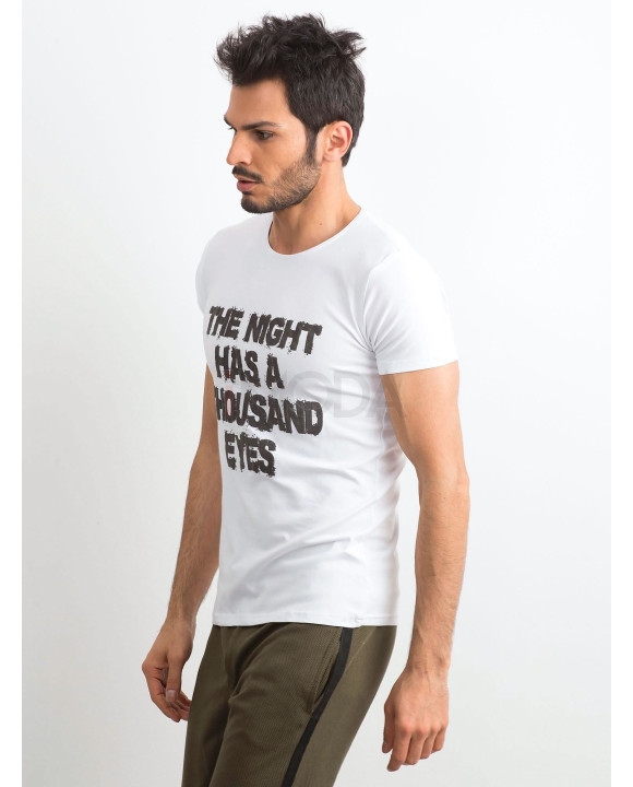 Biele bavlnené tričko-244040-20