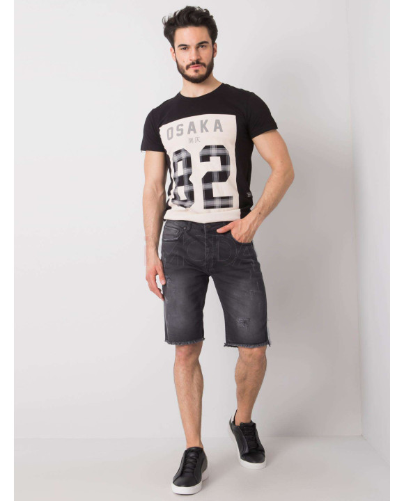 Čierne rifľové kraťasy-243953-20