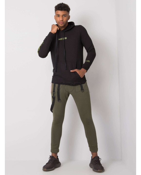 Zelené bavlnené tepláky-253278-20