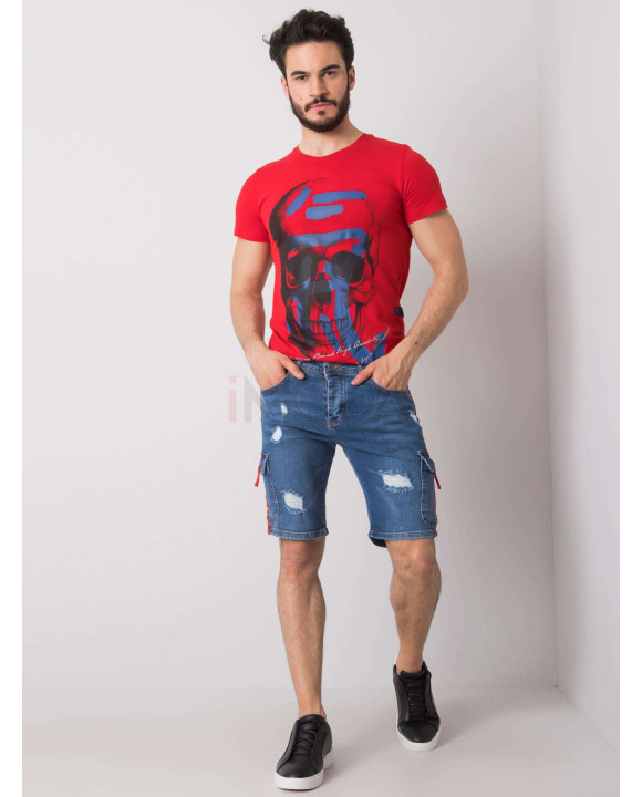 Modré rifľové kraťasy-244000-20