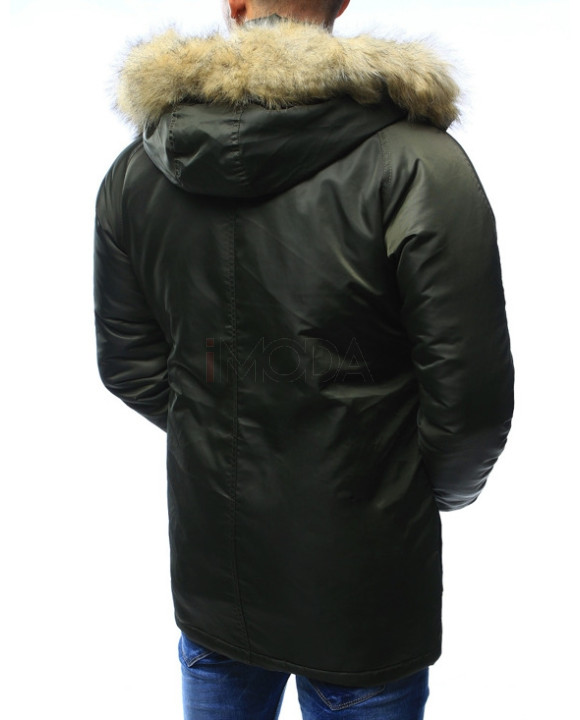 Trendy zelená vetrovka s kapucňou-168914-20