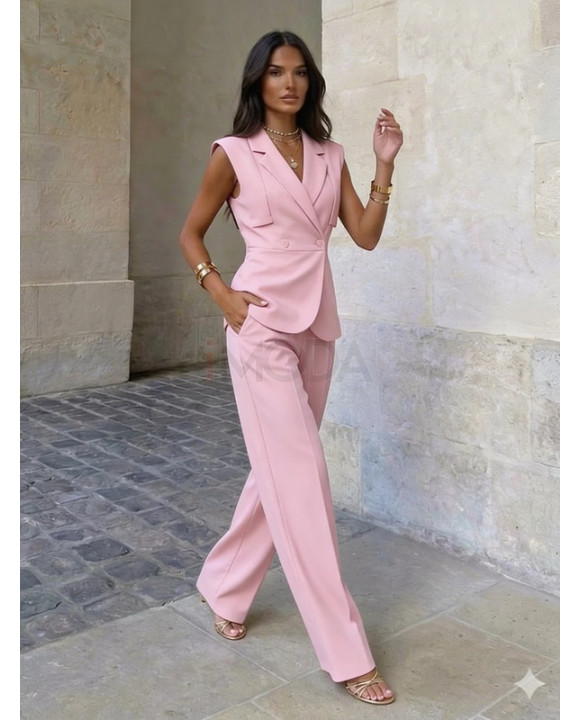 Ružový nohavicový komplet-327056-20