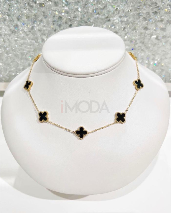 Dámsky oceľový pozlátený náhrdelník-328899-20