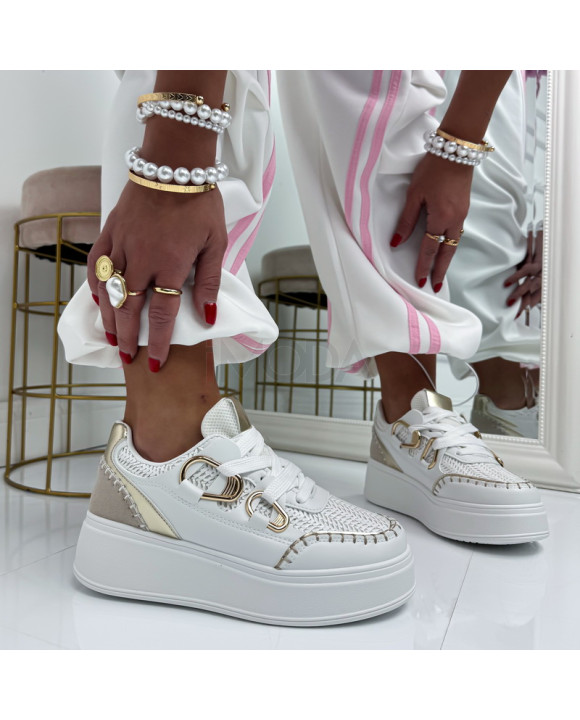 Bielo-zlaté tenisky-326525-20