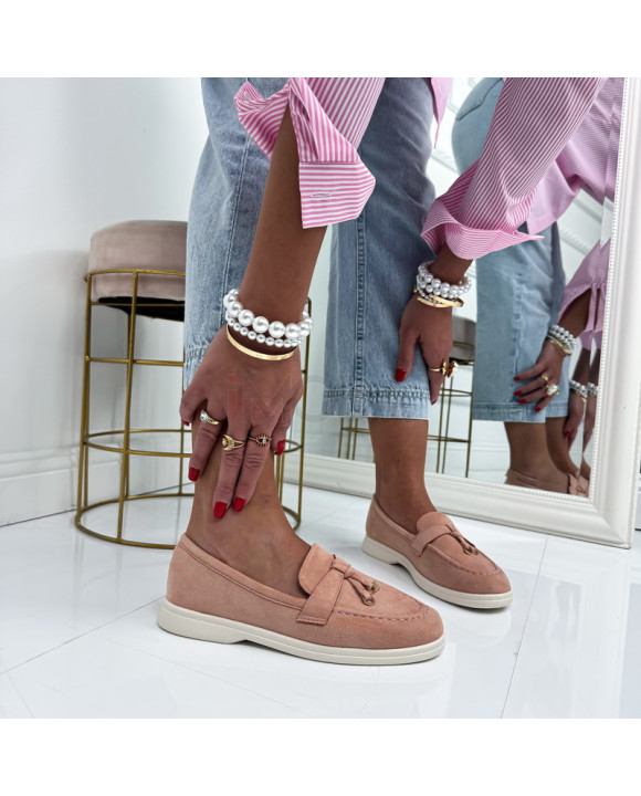 Ružové semišové mokasíny-326336-20