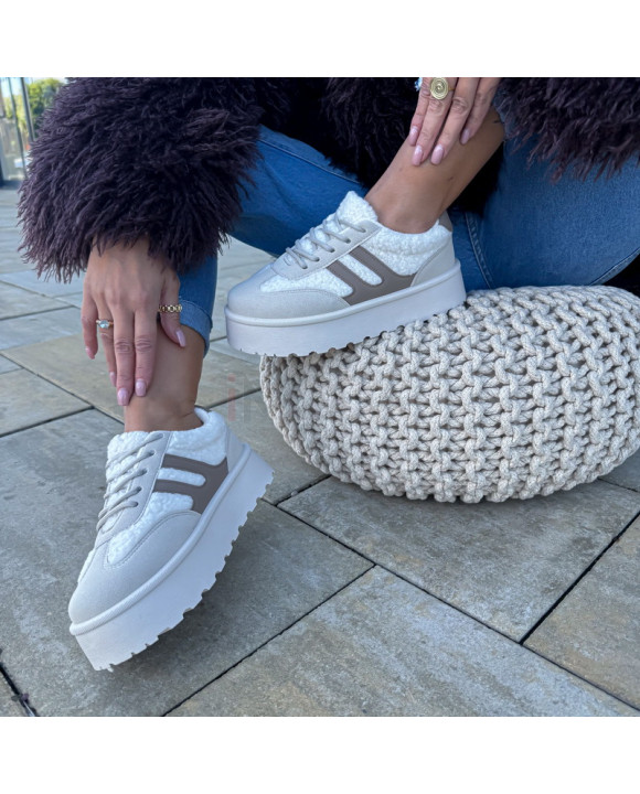 Béžové teddy tenisky-323046-20