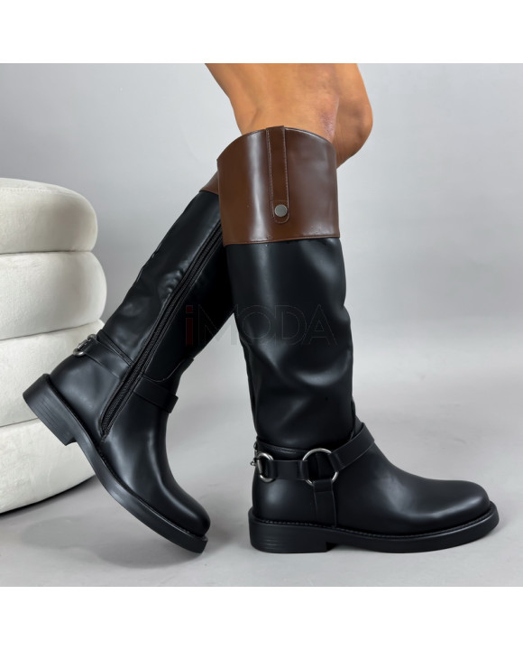 Čierne vysoké čižmy-322691-20