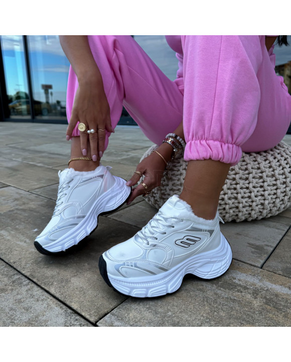 Biele zateplené tenisky-323080-20