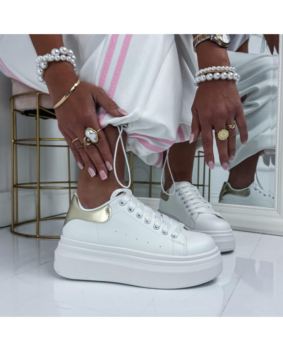 Bielo-zlaté tenisky-327496-20