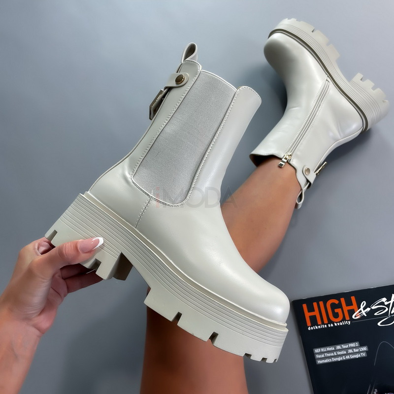 Béžové nízke čižmy-292965-39