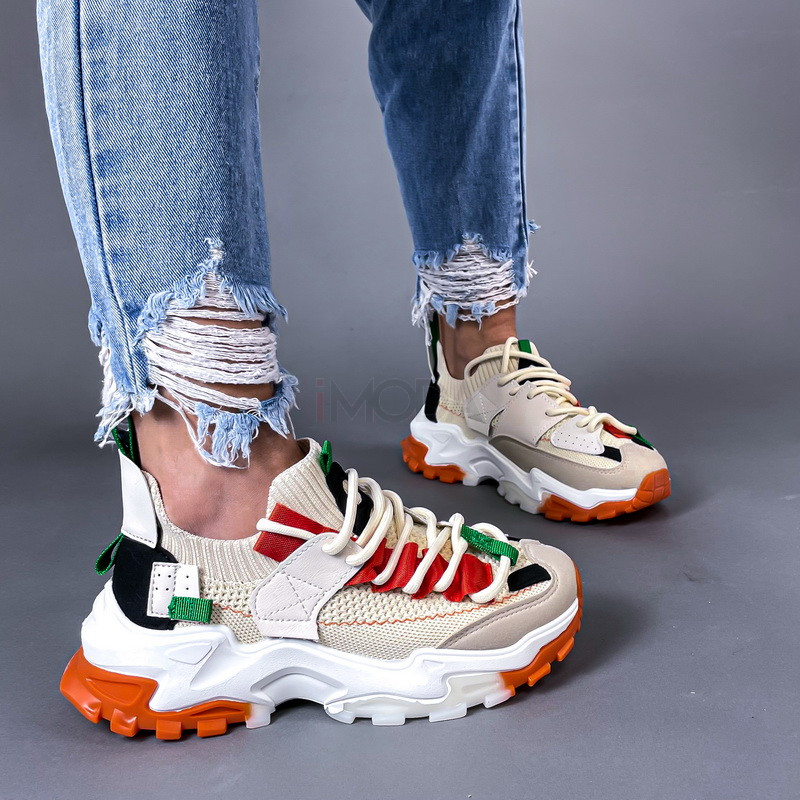 Béžové trendy tenisky-261035-38