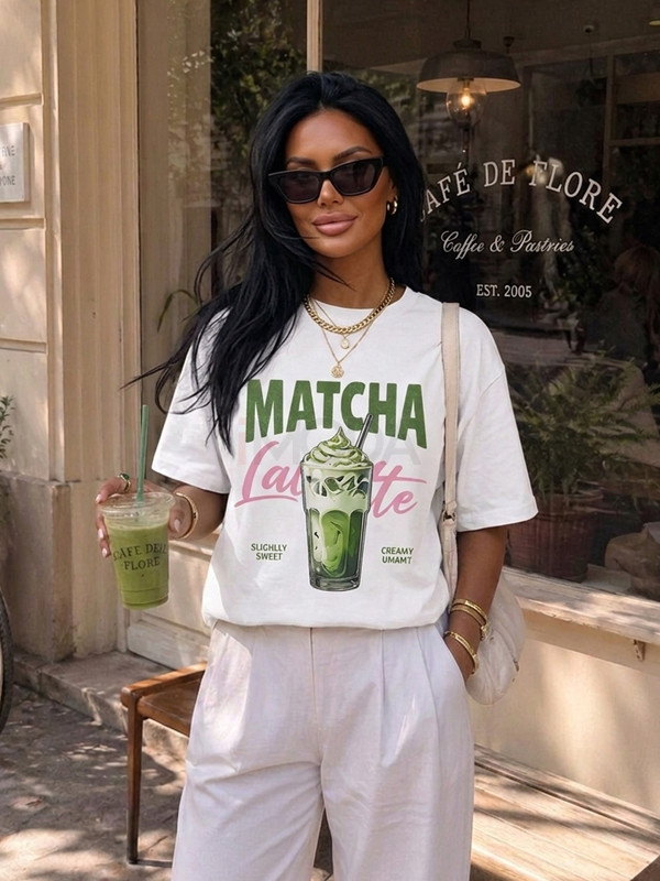 Biele tričko MATCHA-329676-31