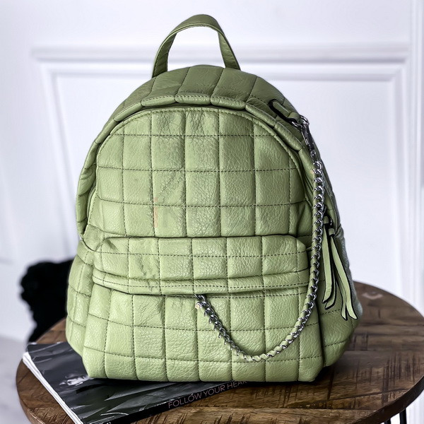 Zelený prešívaný ruksak-258999-33