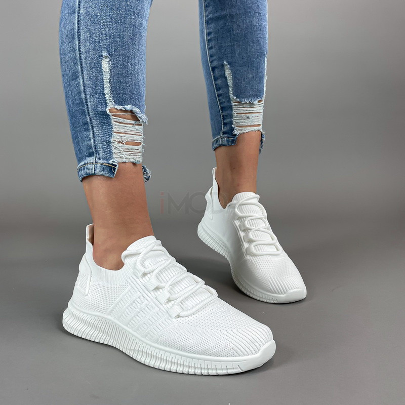 Biele textilné tenisky-303621-32