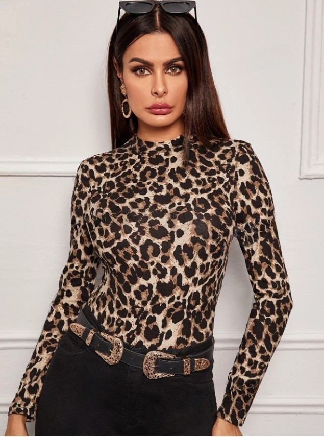 Leopardí top s dlhým rukávom-308388-32
