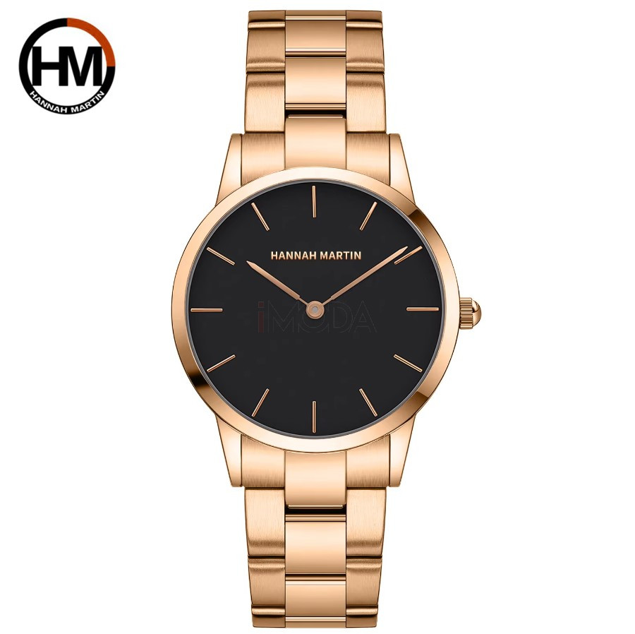 Dámske kovové hodinky pozlátené rose-311512-34